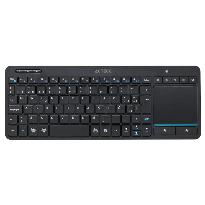 Teclado Acteck Inspire Smart TI707 60%, Inalámbrico, RF Inalámbrico/Bluetooth, Negro, Español