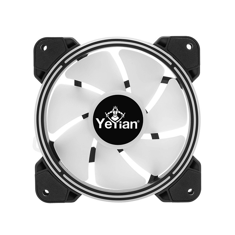 Ventilador Yeyian Typhoon LII Master, 3x 120mm, 1300RPM, ARGB, Negro - Imagen 2