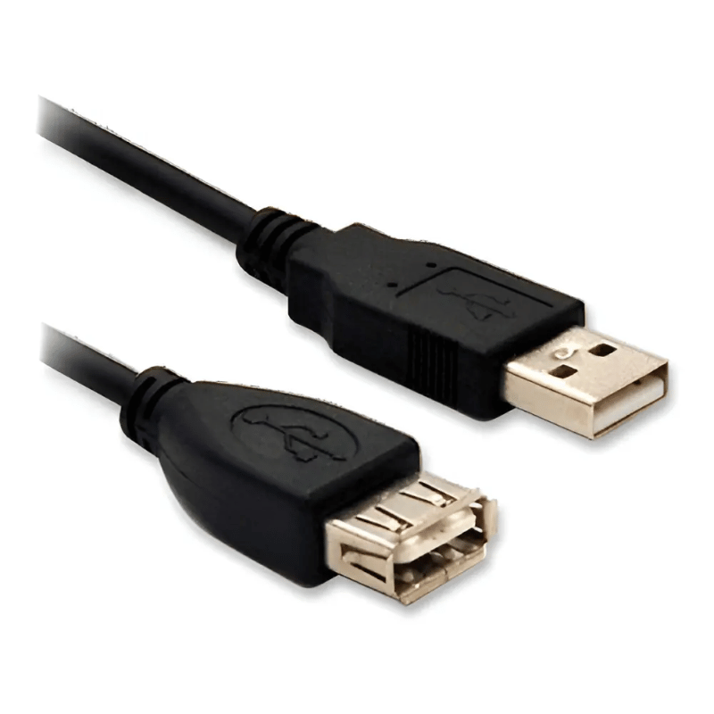 BRobotix Cable USB-A Macho - USB-A Hembra, 1.8 Metros