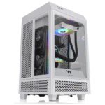 Gabinete Thermaltake The Tower 100, Mini-Tower, Mini-ITX, USB 3.0, sin Fuente, 2 Ventiladores Instalados, Blanco