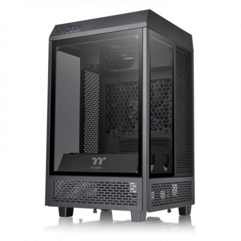 Gabinete Thermaltake The Tower 100, Mini-Tower, Mini-ITX, USB 3.0, sin Fuente, 2 Ventiladores Instalados, Negro - Imagen 5