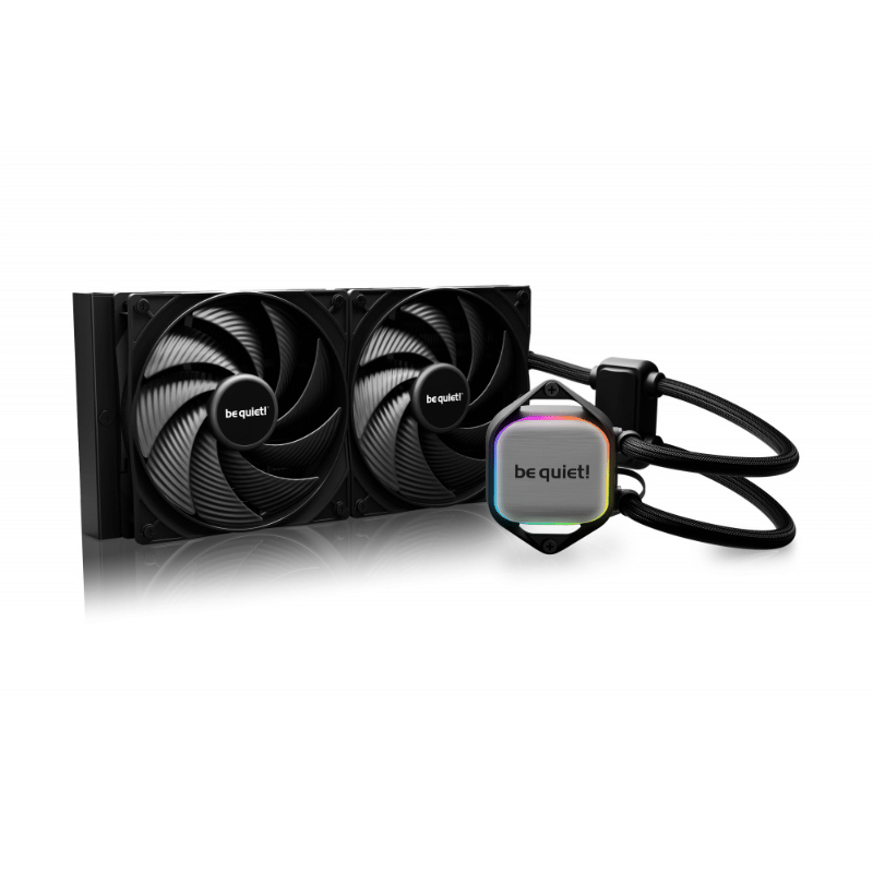 be quiet! PURE LOOP 2 Enfriamiento Líquido para CPU, 2x 140mm, hasta 1800RPM, Negro