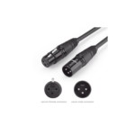 Cable XLR Balanceado / 3 Pines Macho a Hembra / 10 m (32.8 ft) / Triple Blindaje / OFC / Conectores Niquelados - Imagen 3
