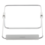 Soporte para Laptop / Plegable / Ajustable 87-132 mm / 11''-16'' / Carga 20 kg / 110g / Acero y Silicona / Plata - Imagen 2