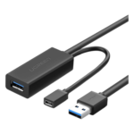 Cable de Extensión Activo USB 3.0 / 5 m (16.4 ft) / 5 Gbps / Puerto de Alimentación Micro USB / Plug & Play / Compatible USB 2.0 y 1.1
