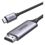 Cable Adaptador USB-C a HDMI / 4K@60Hz / 1.5 m (4.92 ft) / Thunderbolt 3 y 4 / Nylon Trenzado / Aluminio