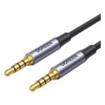 Cable Audio Estéreo / Conector 3.5 mm / TRRS 4 Polos / Doble Blindaje / Nylon Trenzado / 2 m (6.6 ft)
