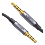 Cable Audio Estéreo / Conector 3.5 mm / TRRS 4 Polos / Doble Blindaje / Nylon Trenzado / 2 m (6.6 ft) - Imagen 2