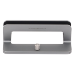 Soporte Vertical para Laptop / Ajustable 12-26 mm / Aluminio y Silicona / Hasta 15.6 pulgadas / Base Antideslizante / Color Plata - Imagen 6