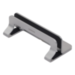 Soporte Vertical para Laptop / Ajustable 12-26 mm / Aluminio y Silicona / Hasta 15.6 pulgadas / Base Antideslizante / Color Plata - Imagen 7