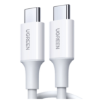 Cable USB-C a USB-C / Carga Rápida 60W PD3.0 / Transferencia 480 Mbps / 1 Metro (3.3 ft) / 10,000+ Ciclos de Flexión / Cubierta TPE