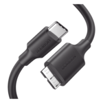 Cable USB-C 3.0 a Micro-B / 5 Gbps / 1 m / Carga Rápida / 10,000 Inserciones / Blindaje Múltiple