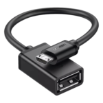 Adaptador OTG / Micro USB Macho a USB 2.0 A Hembra / 480 Mbps / 10 cm / Plug & Play