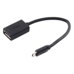 Adaptador OTG / Micro USB Macho a USB 2.0 A Hembra / 480 Mbps / 10 cm / Plug & Play - Imagen 2