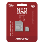Memoria microSDXC con Adaptador / 128 GB / Clase 10 / Lectura 92 MB/s / Escritura 40 MB/s / NAND TLC / Resistente a Agua y Golpes