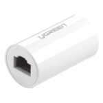 Acoplador RJ45 / Protección contra rayos / 1000Mbps / Cat7-Cat5e / POE / 100m (328 ft) / Ignífugo ABS