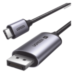 Cable USB-C a DisplayPort 1.4 / 3 m (9.84 pies) / 8K@60Hz / 4K@240Hz / HDR10+ / eARC / Thunderbolt 3 y 4 / Nylon trenzado