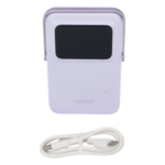 Power Bank Inalámbrico / 10000 mAh / Carga Inalámbrica 7.5W / PD 20W USB-C / Pantalla TFT con Emojis / Soporte Plegable / MagSafe Compatible - Imagen 2