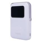 Power Bank Inalámbrico / 10000 mAh / Carga Inalámbrica 7.5W / PD 20W USB-C / Pantalla TFT con Emojis / Soporte Plegable / MagSafe Compatible - Imagen 4