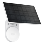 Panel Solar para Cámaras de Seguridad / 2.5 W / 5.2 V / IP65 / Cable 4 m (13.1 ft) / Conexión Tipo-C + Micro USB / Montaje Ajustable